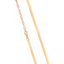 Load image into Gallery viewer, 10K Herringbone Chain Necklace