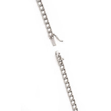 Load image into Gallery viewer, 3 Prong Graduated Tennis Necklace Mounting (centre stone 2.75mm/ 3.00 total ct)