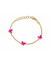 Load image into Gallery viewer, Pink Butterfly Baby Bracelet