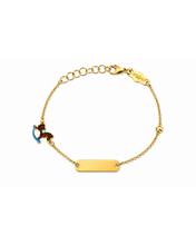 Load image into Gallery viewer, Horse Charm ID Baby Bracelet
