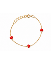 Load image into Gallery viewer, Heart Charm Baby Bracelet